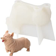 JS MOLD Animal Silicone Mould 3D Cat Mould Silicone Soap Mould, Animal Casting Moulds Silicone, Dog Candle Silicone Mould, DIY Silicone Mould for Making Cakes, Soaps, Fondant Cake Decoration Mould