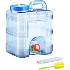 Orgonite Water Storage Container, Camping Water Container, Water Tank with Tap Camping Bucket with Tap Water Jug with Spigot, BPA Free, Emergency Water Storage for Outdoor, Picnic, Hiking