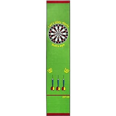 Kingpower Dart Carpet Mat Steel Dart Darts Dartboard Accessories Dart Carpet Oche Darts Throw Line Protection Rubber Floor Dartboard Target 290 x 60 cm