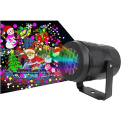 Tragbare Weihnachtsprojektorlichter, Weihnachten or Lichter Outdoor Urlaub Led Lampe Wasserdicht Weihnachten Decor Schneeflocke Licht Party Sta Lichter Hd-Bild Und Einfache Installation