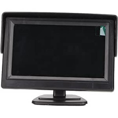 Goshyda 4.3 Inch Car Monitor Color LCD Rear View Monitor with Sun Visor Support Car Camera DVD VCD STB Receiver Most TFT Monitor Displays