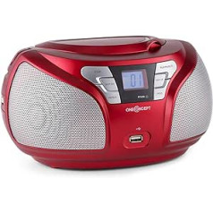 ONECONCEPT Groovie Boombox Radio Recorder CD Player MP3