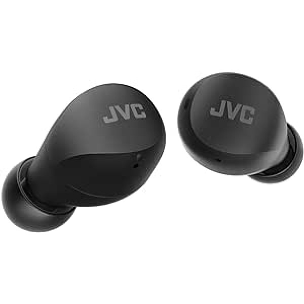 JVC HA-Z66T-B Gumy Mini Wireless Earbuds, Small, Ultralight, 3 Sound Modes (Bass/Clear/Normal), Waterproof (IPX4), 23 Hours Battery Life, Bluetooth 5.1, (Black)