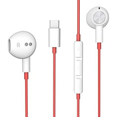 USB C Headphones, In-Ear Headphones HiFi Stereo Magnetic Type C Earphones with Microphone and Volume Control for Google Pixel 2/3/4/XL, Huawei P30 P20 / Mate 20 30, Note 10, Xiaomi Mi 8, iPad Pro 2018