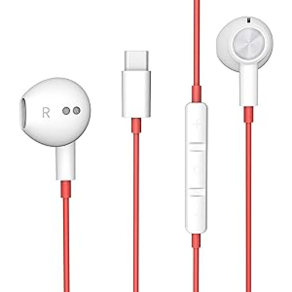 USB C Headphones, In-Ear Headphones HiFi Stereo Magnetic Type C Earphones with Microphone and Volume Control for Google Pixel 2/3/4/XL, Huawei P30 P20 / Mate 20 30, Note 10, Xiaomi Mi 8, iPad Pro 2018