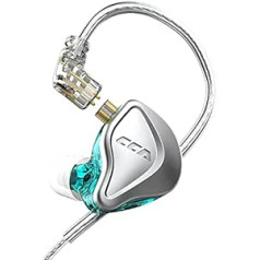 H HIFIHEAR CCA NRA HiFi Headphones, Electric Dynamic Magnetic Combination Noise Isolating Resin In-Ear Headphones, No Mic