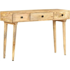 Makastle Винтажный консольный столик с 3 ящиками, столик для прихожей, декоративный тонкий приставной столик, диванный столик, мебель для прихо