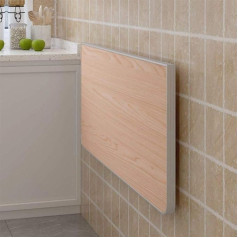 Karfri Настенный стол, складные деревянные обеденные столы, верстак для кухни/прачечной/стол для ноутбука, складная деревянная столешница, A-60