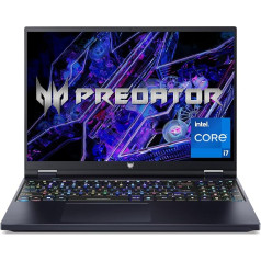 Acer Predator Helios 16 (PH16-71-731Q) Игровой ноутбук, дисплей 41 см WQXGA 240 Гц, Intel Core i7 13700HX, 16 ГБ ОЗУ, 1 ТБ SSD, NVIDIA GeForce RTX 4060, Windows 11, клавиатура QWERTZ, черный