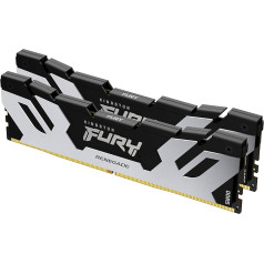 Kingston Fury Renegade DDR5 Silver/Black XMP 64GB 6400MT/s CL32 DIMM Desktop Gaming Memory (Kit of 2) - KF564C32RSK2-64