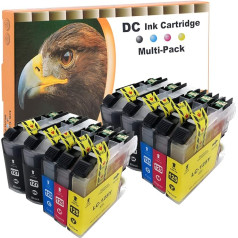 D&C Комплект из 10 картриджей для принтера, совместимых с Brother LC-127BK LC-125C LC-125M LC-125Y XL для Brother DCP-J4110DW MFC-J4410DW MFC-J4510DW MFC-J4610DW MFC-J4710DW MFC-J6520DW MFC-J6720DW MFC-J6920DW