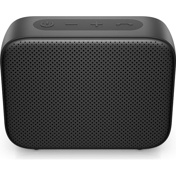 HP Bluetooth Speaker 350 (зарядный кабель USB-C, разъем 3,5 мм, Bluetooth, встроенный микрофон, защита от брызг) Квадратный / черный