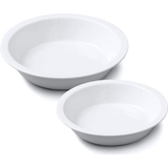 WM Bartleet & Sons 1750 TSET22 Традиционная фарфоровая круглая форма для торта с бортиком 27 см x 20 см белая