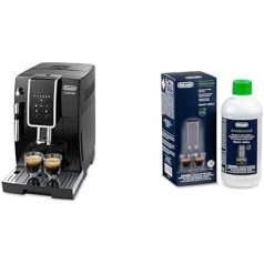 De'Longhi Dinamica ECAM 350.15.B Полностью автоматическая кофемашина с насадкой для вспенивания молока для капучино, эспрессо и кофе, кнопки прямого выб