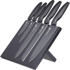 MasterClass Agudo Antihaft-Messerset, Stahl, Schwarz, 34 x 22 x 6 см, 5-Einheiten