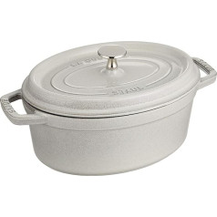 STAUB 11023107 - Чугунная посуда для запекания с овальными лапами, 23 см, белый, разноцветный, один размер