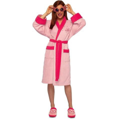 Groovy UK Harry Potter Luna Lovegood Women's Hooded Fleece Dressing Gown One Size Pink Rose One Size, rose