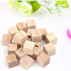 FTVOGUE Деревянный куб незаконченный натуральный квадрат деревянные блоки для DIY ремесла ручной работы деревянные изделия детская игрушка до