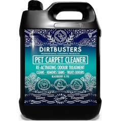 Dirtbusters Pet Carpet Cleaner - нейтрализует запахи домашних животных и удаляет пятна на коврах и обивке - аромат ежевики и инжира - подходит для машин дл