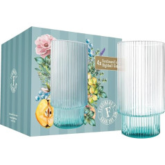 Ferdinand's Highball Gläser 4er Pack - 375ml Perfekt für Cocktails und Mixgetränke