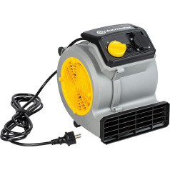 Vacmaster AM1202 Вентилятор для перемещения воздуха 124 Вт с 3 уровнями скорости Настольные вентиляторы Вентилятор для сушки ковров Тихий для охлаж
