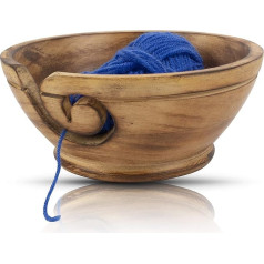 Деревянные пряжи ручной работы вязание крючком чаша держатель для лыж пряжи шарики декоративные хранения организатор вязание крючком акс