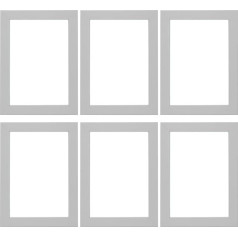 Memory Box 6 x Белые рамки для фотографий из МДФ 30 мм (8