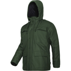 Зеленая утепленная куртка, 