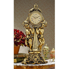 Каминные часы Design Toscano KY5014 Amboise Twin Cherubs