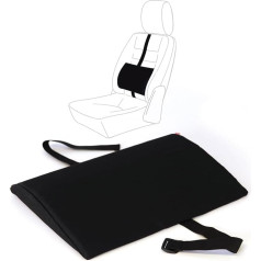 Sissel® Car Lumbar Cushion Tour | Эргономичная поясничная поддержка для автомобилей | Регулируемая по высоте, пенополиуретан и покрытие из 100% хлопка | Ун