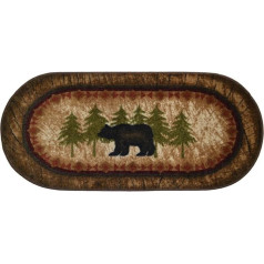 Cozy Cabin CC5276 Birch Bear Non Skid Rug 20 