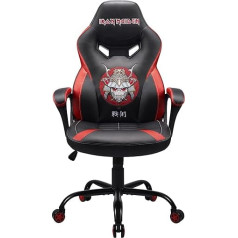 Iron Maiden - Gaming-stuhl - Bürostuhl - Schwarz - Größe S/M