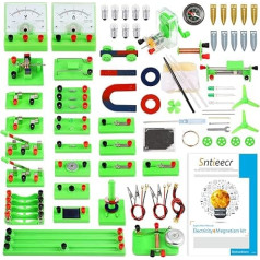 Sntieecr мята физика электрическая цепь учебный комплект, научная лаборатория основные электричество магнетизм эксперимент образование комп