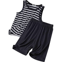 2024 2-Piece Baby Clothing Set - Casual 2-Piece Set Short Tracksuit T-Shirt + Спортивные Шорты Дети Мальчики Спортивный Комплект 2-Piece Jogging Suit Clothing Sets Crew Neck для 7-12 лет