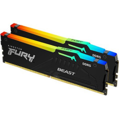 Память ddr5 fury beast rgb 32gb(2*16gb)/6400 cl32 expo black