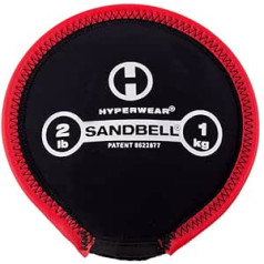 HYPERWEAR SandBell Sandbag Workout Bag Use at Home Gym Equipment an Anywhere Sand Bag That Ships Pre-Filled with Clean USA Sand The Best Patented Sandbags for Fitness (Sizes from 2lb -50lb)