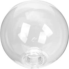 FOMIYES Clear Glass Globe Lampshade G9 Lighting Replacement Glass Globe Lampshade 120 mm Modern Clear Glass Lampshade Accessories for Pendant Wall Light