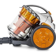 H.Koenig STC60 Compact + Bagless Vacuum Cleaner / HEPA Filter / Energy Efficiency / Strong Suction Power / Environmentally Friendly / Blocks 99.95% of Particles / Fights Pollen, Mites, Dust / Variable