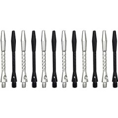 Dart Aluminium Shafts Medium 2BA Medium Style Carving Cutter Harrows Dart Stems Throwing Mixer Toy 12 Assorted Pieces of Bipy