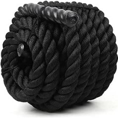 NENGGE Battle Ropes Battle Rope 9 m 12 m 15 m Diameter 38 mm Training Rope Fitness Rope Sports Rope Home Battle Rope for Jumping Climbing Exercises or Tug of War Gym Muscle Building 38 mm x 15 m