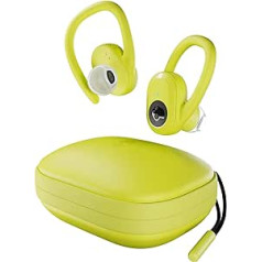 Skullcandy Push Ultra True Wireless Sport Headphones with Bluetooth Technology, Sweat and Water Resistant (IP67), Total 40 Hours Battery Life - Electric Yellow