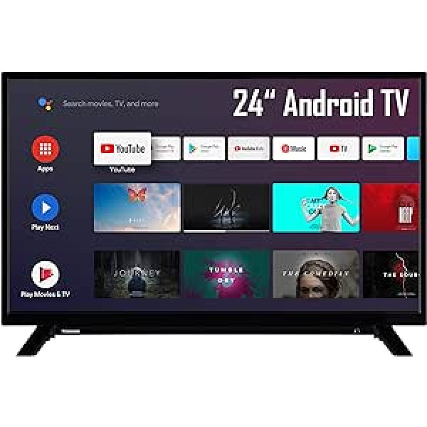 Toshiba 24WA2063DAX 24 Inch TV / Android TV (HD-Ready, Smart TV, Play Store & Google Assistant, Triple Tuner, Bluetooth)