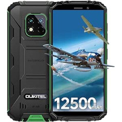 OUKITEL WP18 Outdoor Smartphone Without Contract, IP68 Outdoor Mobile Phone, 5.93 Inch Android 11 4G Mobile Phones, 4GB + 32GB GPS/OTG Dual SIM Waterproof Mobile Phone