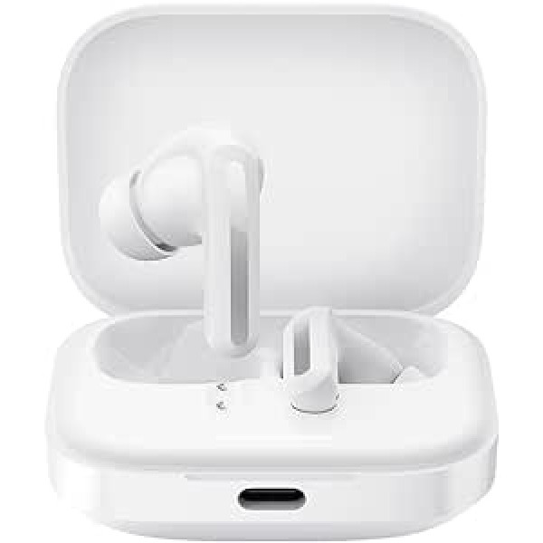 Xiaomi Redmi Buds 5 Headphones and Headphones, 46 dB ANC, 40 Hours Battery Life, Bluetooth 5.3 Earbuds, White