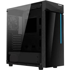 Gigabyte GB-C200G PC Case ATX/M-ATX/Mini-ITX 133353 Black