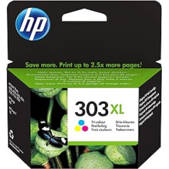 HP 303XL (T6N03AE) Original High Yield Colour Printer Cartridge for HP ENVY 6200, 7100, 7134, 7220e, 7221e, 7224e, 7800, 7900e HP Tango Printer