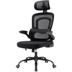Farini Эргономичное офисное кресло с подголовником Comfort Black