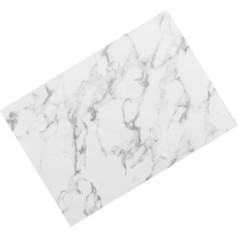 Zerodeko 1pcs Kids Suits Table Mat Set - Placemat Placemats Leather Desk mat Marbling Placemat Cup Mat Placemat Leather Pattern Set Western Placemat Coaster White