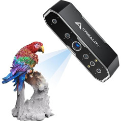 Creality CR-Scan Otter 3D Scanner, Vierlinsiges Stereosystem für 10-2000mm Objekt/Körper/Gesicht Vollfarbscannen, Bis zu 0,02mm Genauigkeit 20fps Geschwindigkeit (MacOS/Windows)