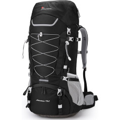 MOUNTAINTOP 75L треккинг рюкзак мужской походный рюкзак женский дорожный рюкзак большой рюкзак с крышкой от дождя для наружных путешествий кемпи